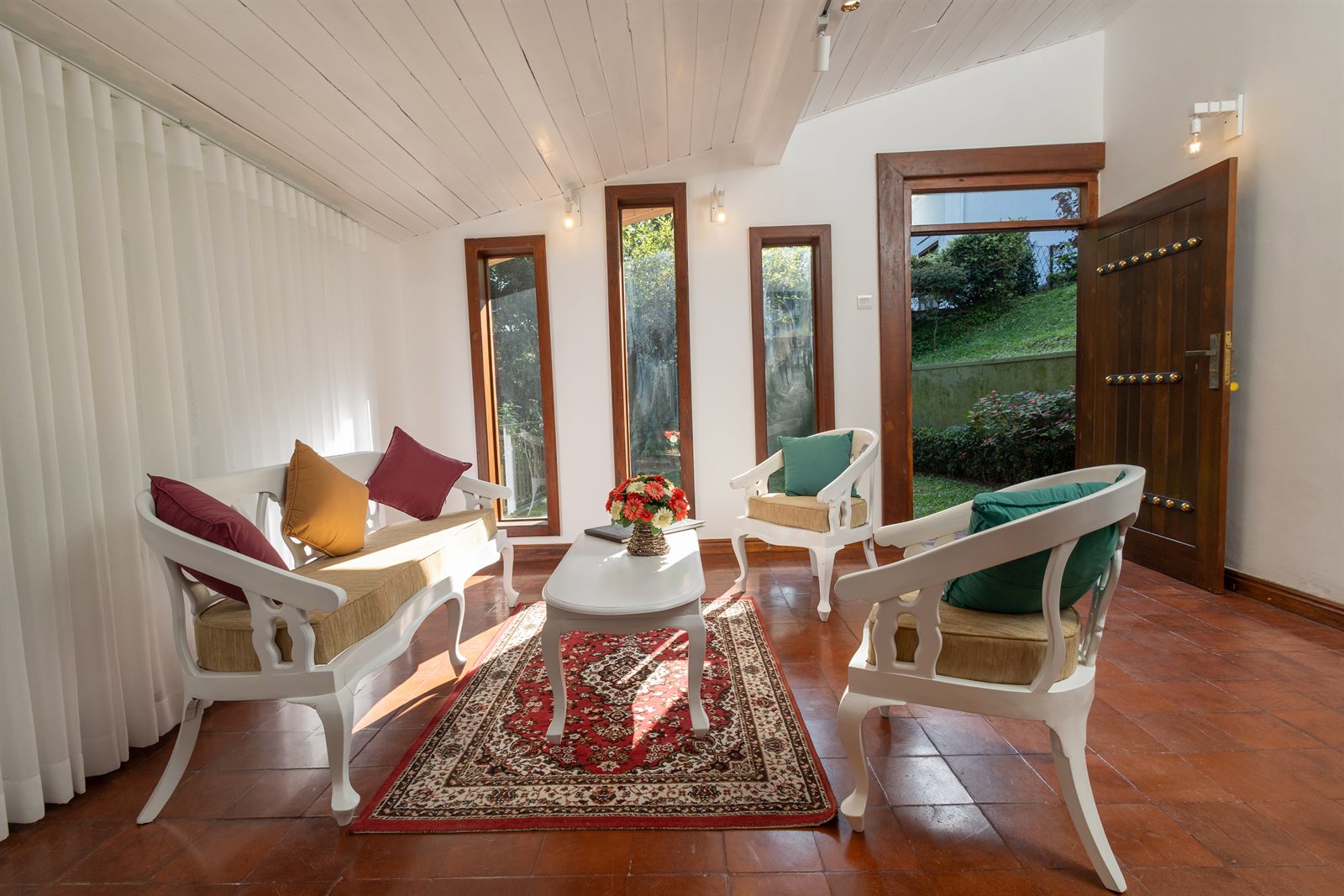 Living area at Greenwood Edge